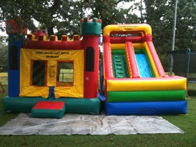 16ft Slide and Bounce House Combo