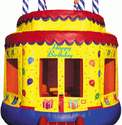 Birthday Cake Bounce House