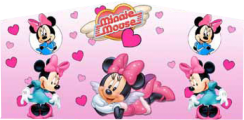 Minnie Mouse Panel Bounce House Combo | Combo Bounce House
